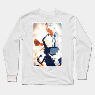 Jazz Sax Poster Long Sleeve T-Shirt